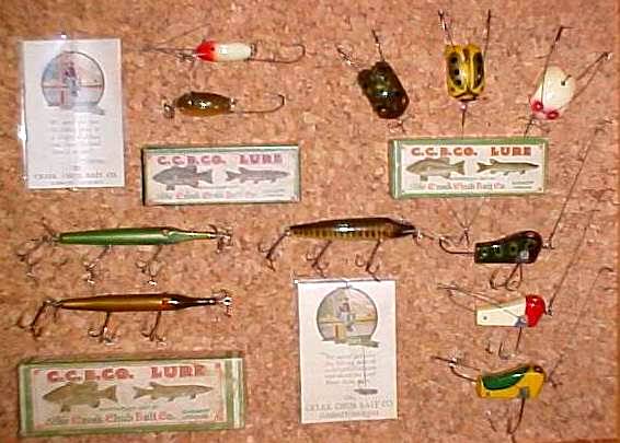 Antique Fishing Collectibles - Major Lure Companies - Antique
