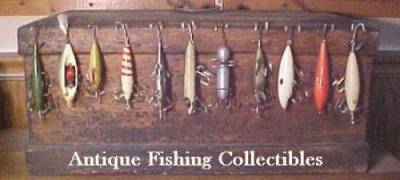 Antique Fishing Collectibles - Antique Fishing Lures and Reels